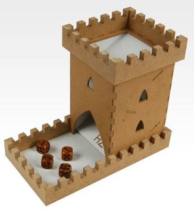 Hobbyzone Castle Dice Tower for Traditional or Role Playing Games