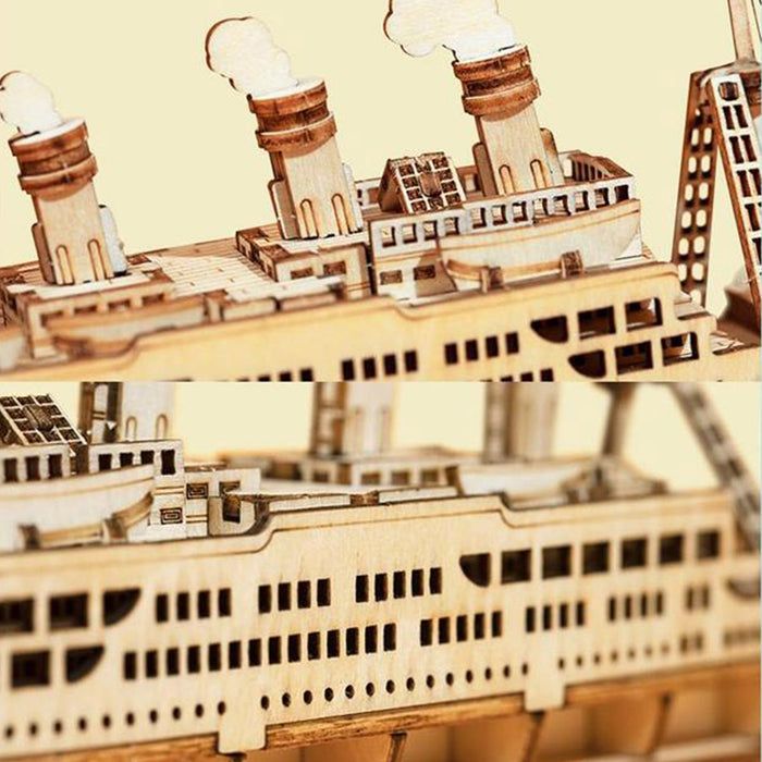 Rolife Cruise Ship Wooden Model Kit Hobbies
