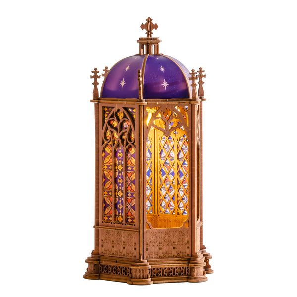 Rolife Starry Dome Cathedral Wooden Model kit