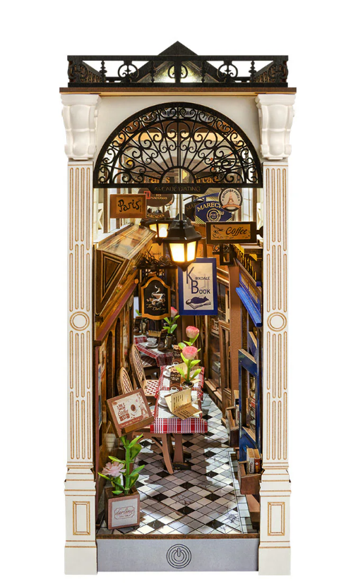 Rolife Arcade Dating 3D Wooden DIY Miniature House Book Nook