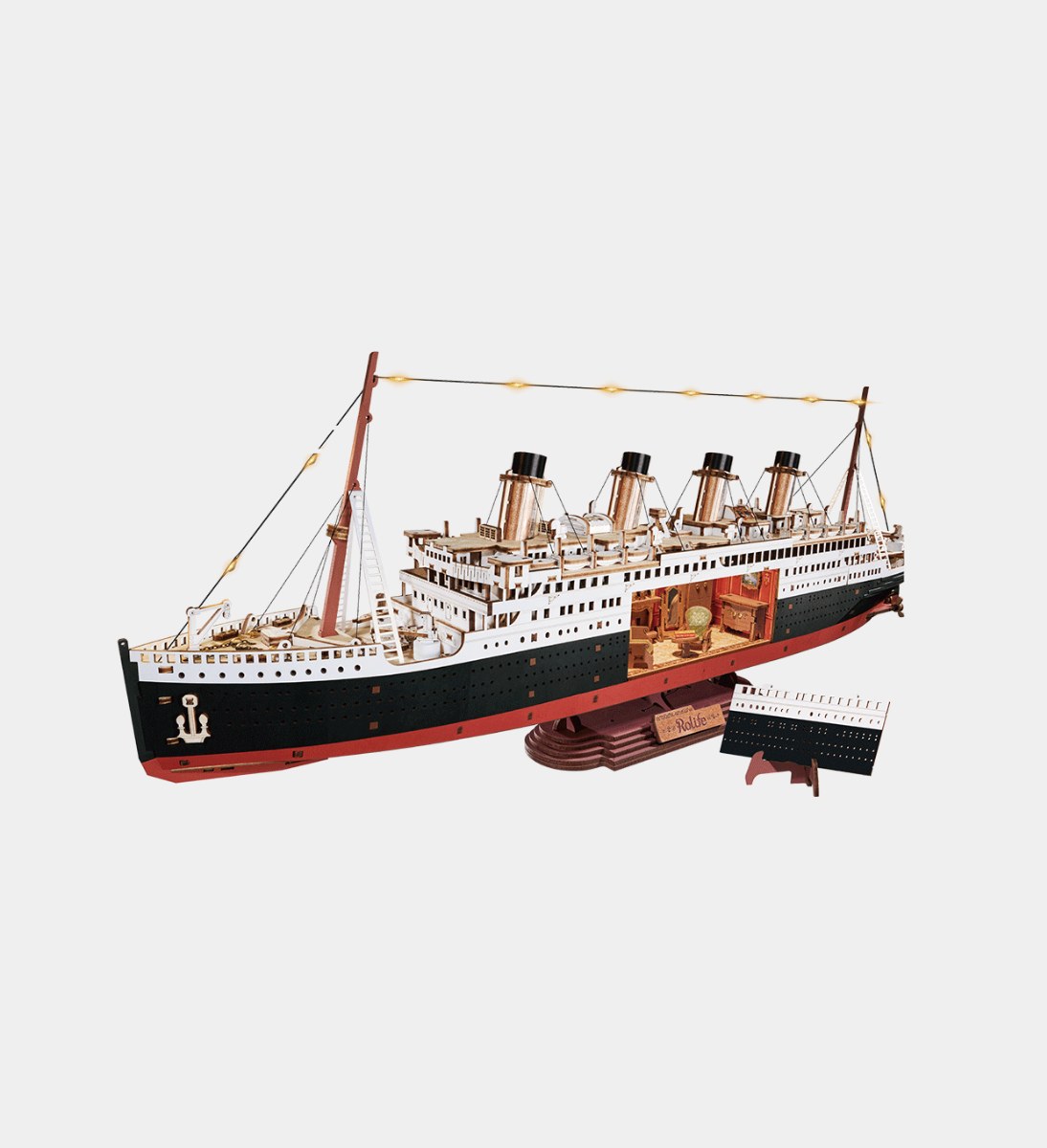 Rolife 1912 Eternal Atlantic Voyager Wooden Model Kit
