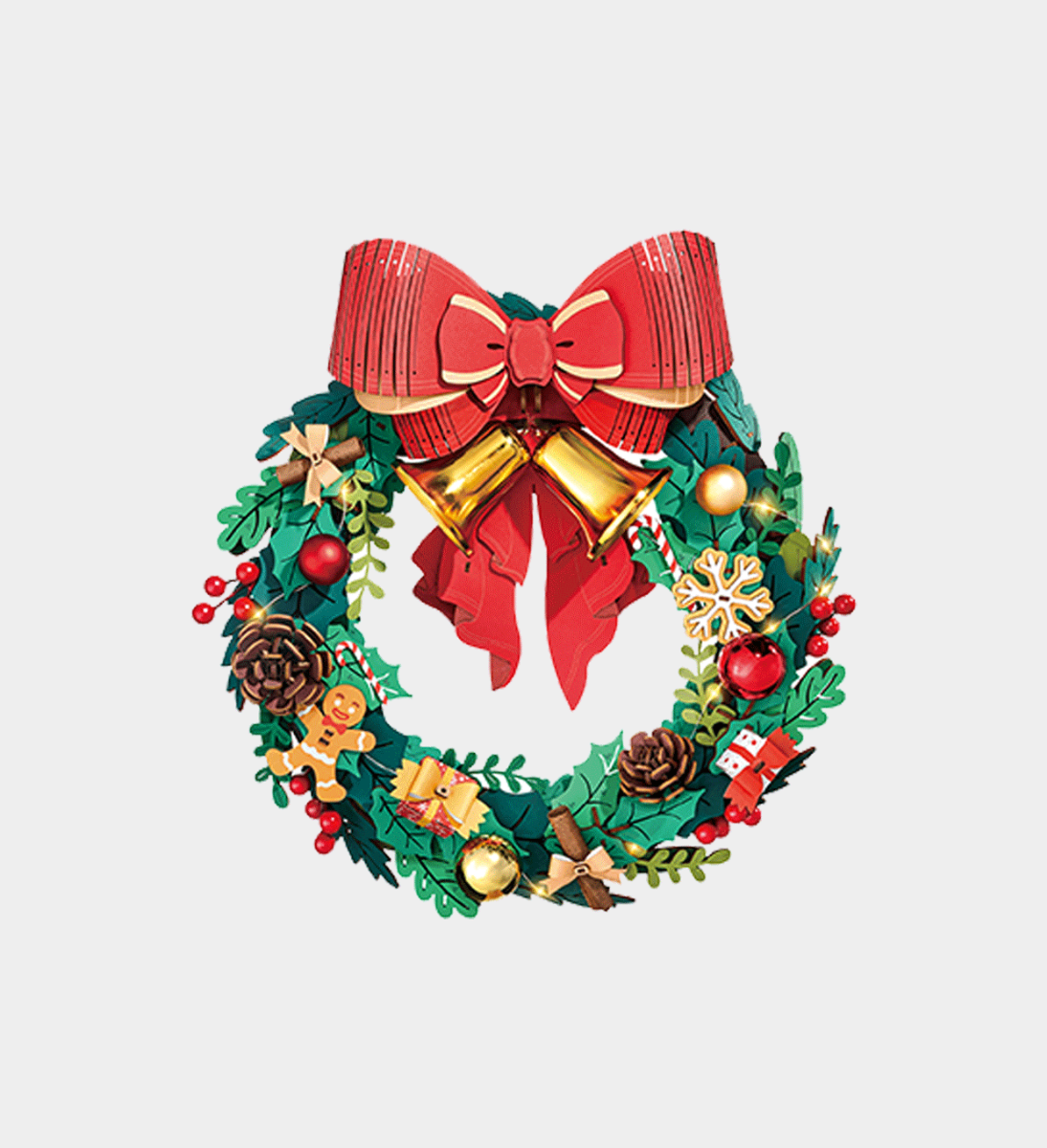 Rolife Christmas Wreath Wooden Model Kit