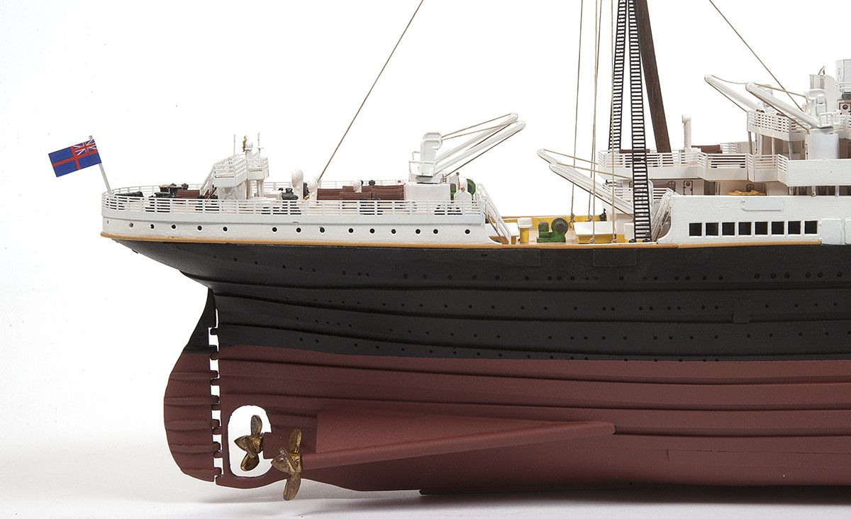 Occre RMS Titanic 1300 Scale Wooden Model Display Kit Hobbies