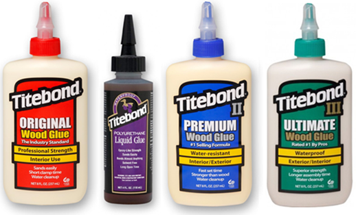 Titebond Trial Pack of Four Glues