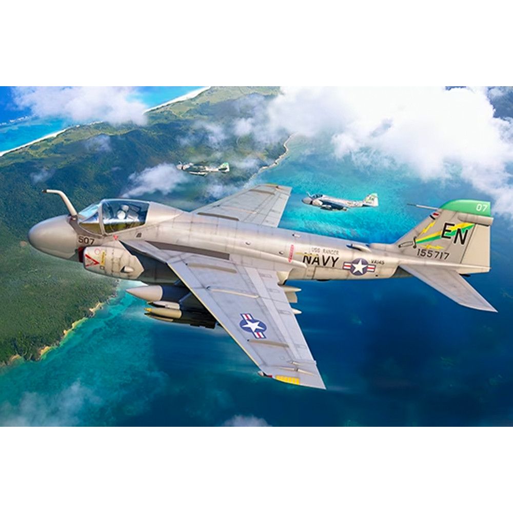 Trumpeter 1/72 Scale US Navy A-6E Intruder 1980s & 1990s Model Kit