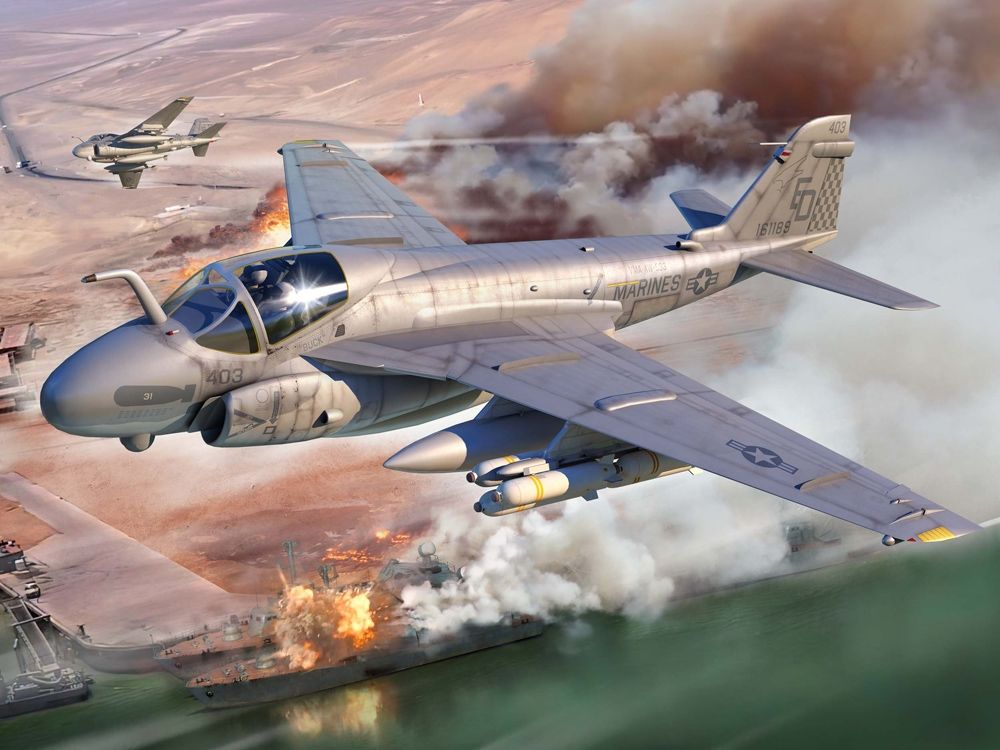Trumpeter 1/72 Scale US Navy A-6E Intruder TRAM Model Kit