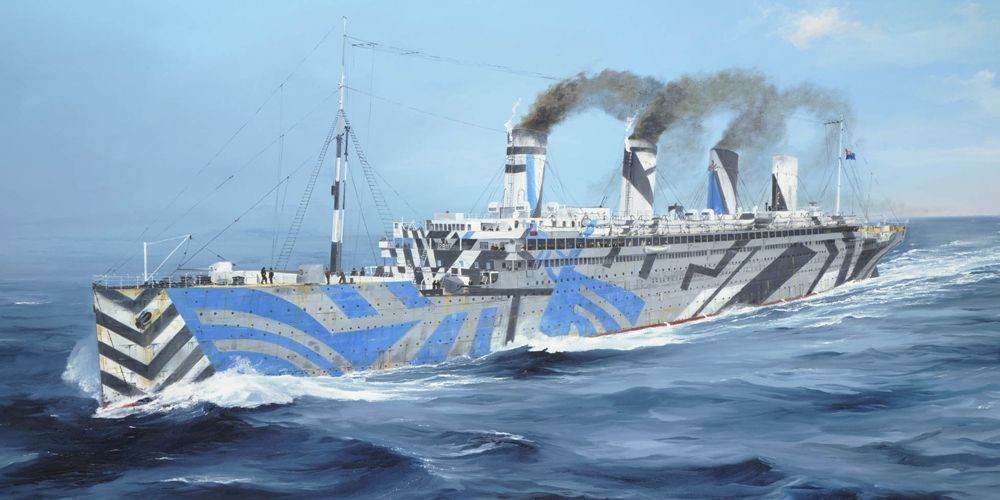 Trumpeter 1/200 Scale HMT Olympic British Troop Ship Model Kit