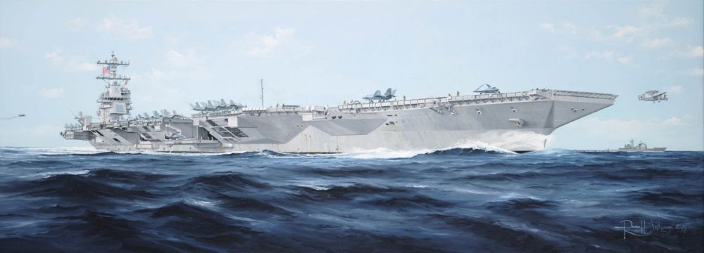 Trumpeter 1/350 Scale US Navy USS Gerald R Ford CVN-78 Aircraft Carrier Model Kit