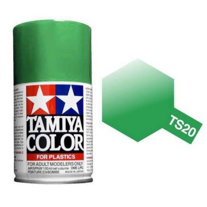 Tamiya Colour Spray Paint (100ml) - Metallic Green