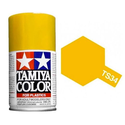 Tamiya Colour Spray Paint (100ml) - Camel Yellow