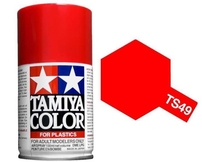 Tamiya Colour Spray Paint (100ml) - Bright Red