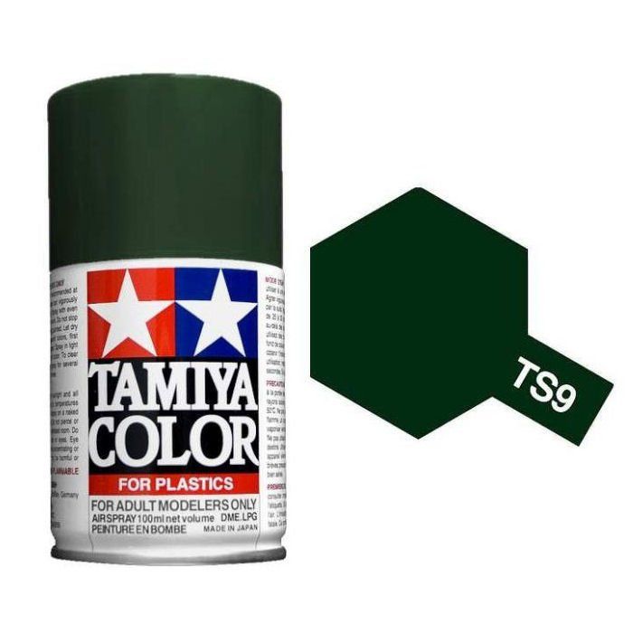 Tamiya Colour Spray Paint (100ml) - British Green