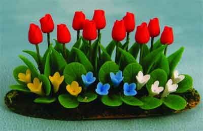 Tulips for 12th Scale Dolls House