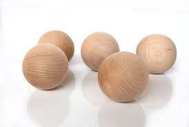 Turned Wooden Balls