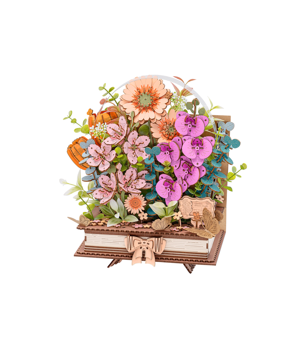 Rowood Blooming Book Wooden Model Kit