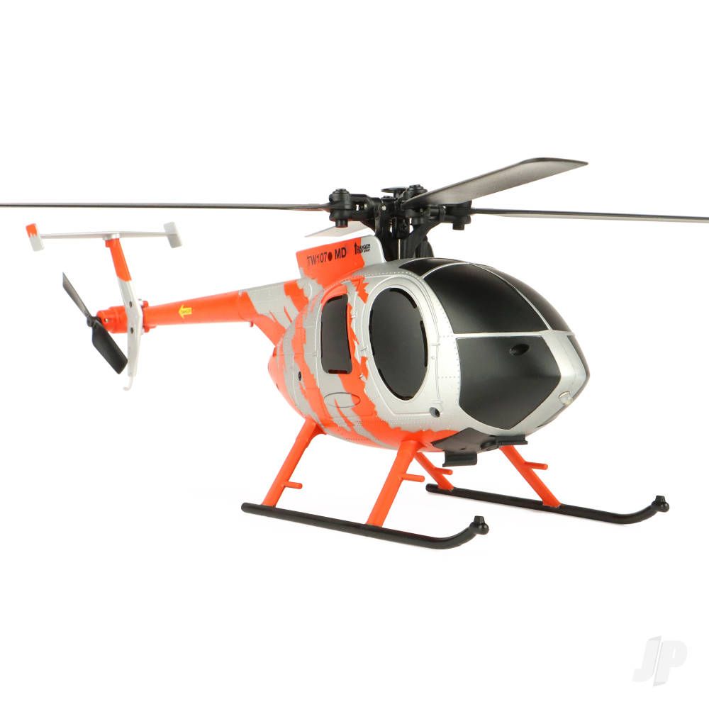 Twister 1/48 Scale MD 500 Helicopter (Civilian) Flybarless Radio Controlled Aircraft