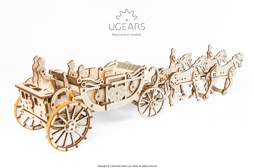 UGears Royal Carriage Wooden Model Kit