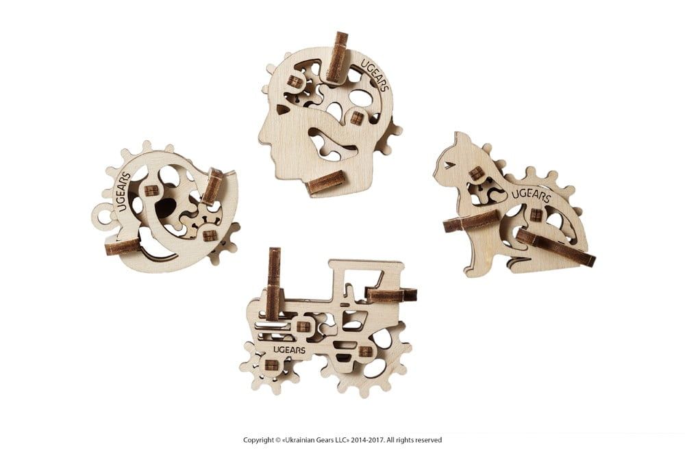 UGears Model U-Fidget Tribiks Wooden Model Kit