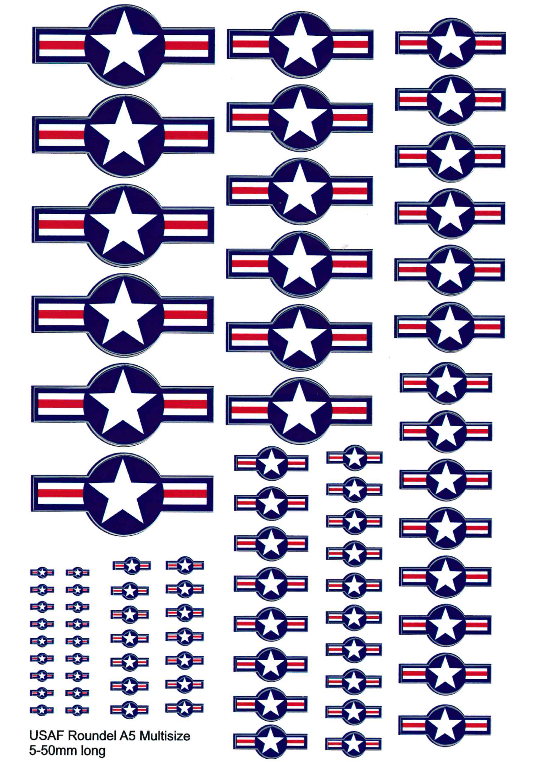 US Air Force Roundels - 1947 on