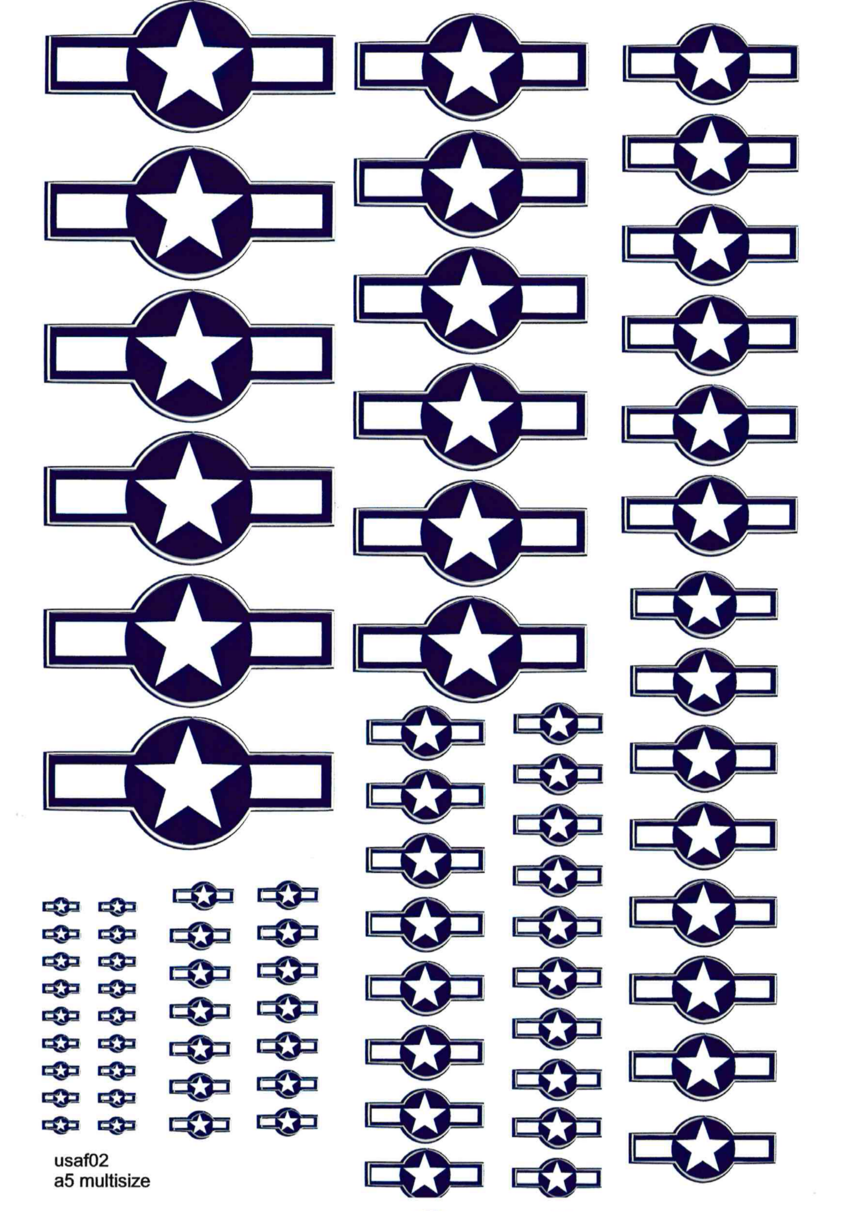 US Air Force Roundels 1943-1946