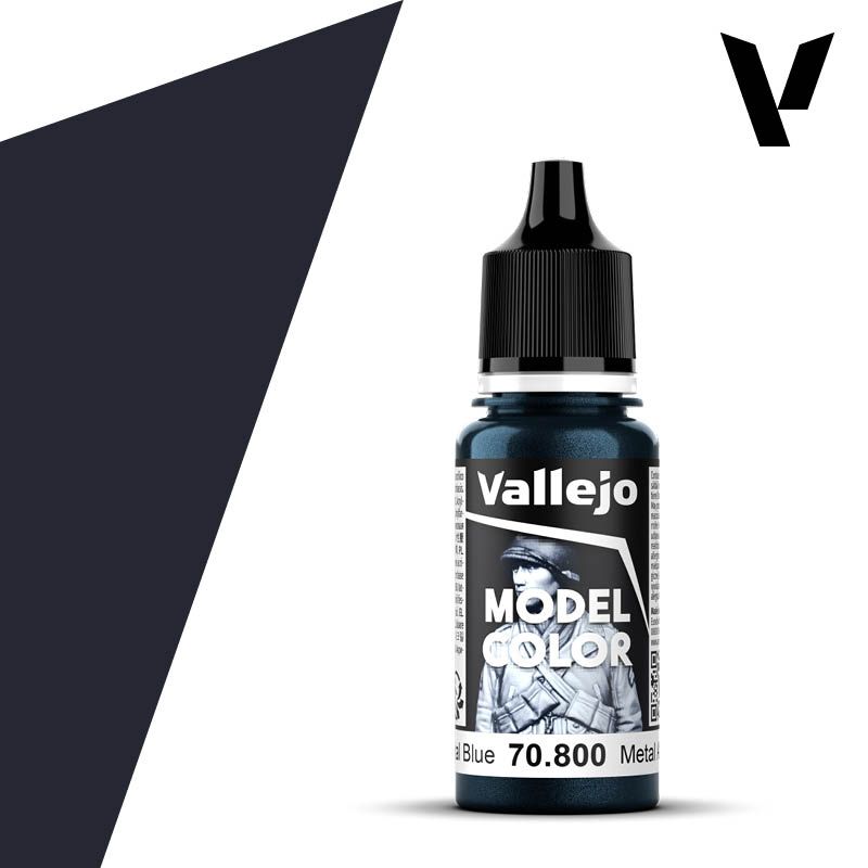 Vallejo Model Color 17ml  Metallic Gunmetal Blue