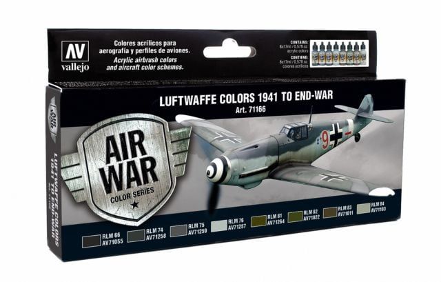 Vallejo Model Air Set Luftwaffe Colours Set 1941 To End-War