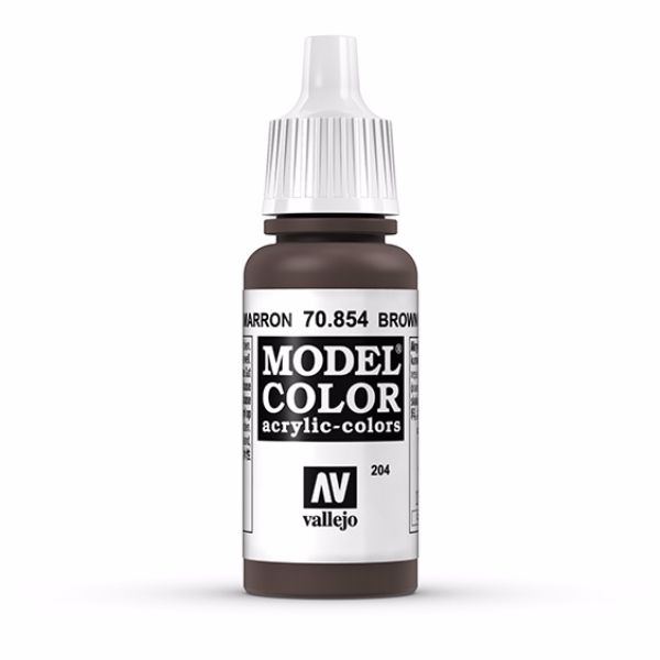 Vallejo Model Color 17ml  Brown Glaze
