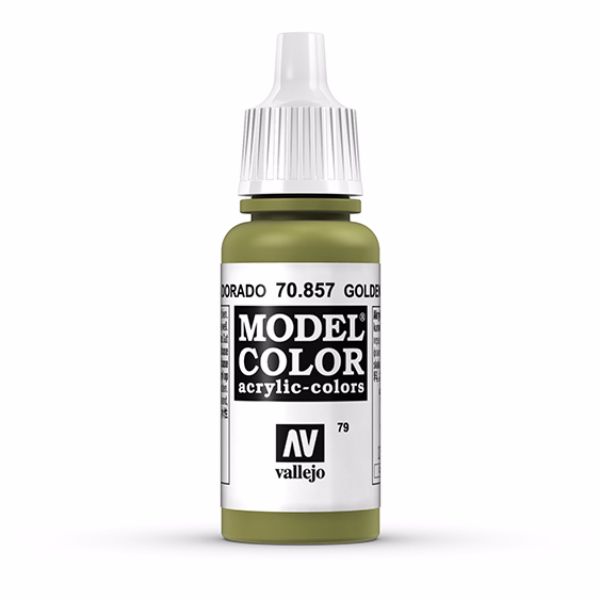 Vallejo Model Color 17ml  Golden Olive