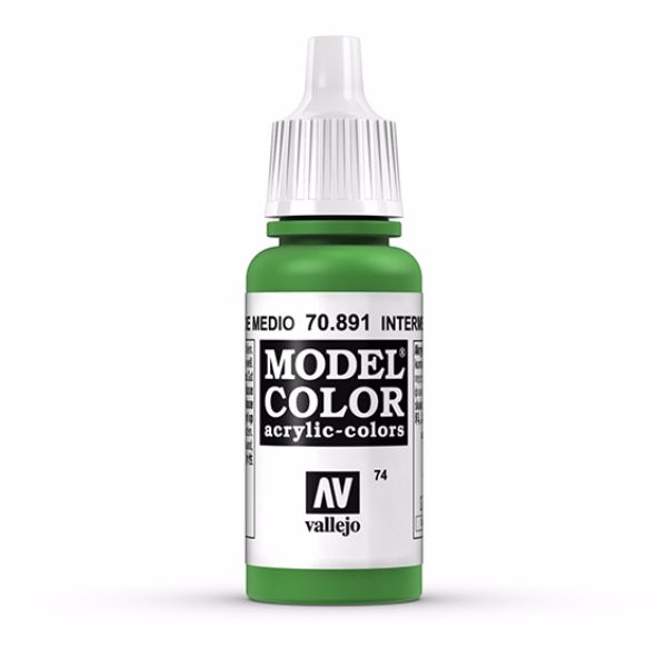 Vallejo Model Color 17ml  Intermediate Green