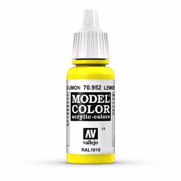 Vallejo Model Color 17ml  Lemon Yellow