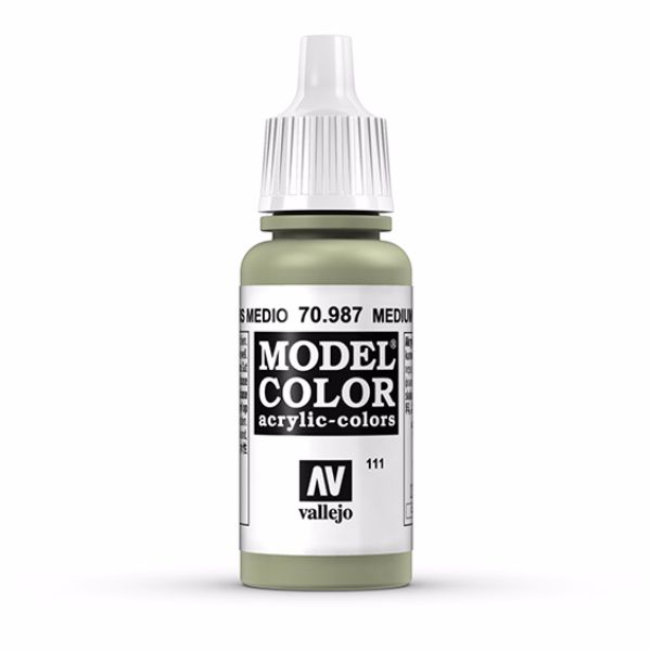 Vallejo Model Color 17ml  Medium Grey