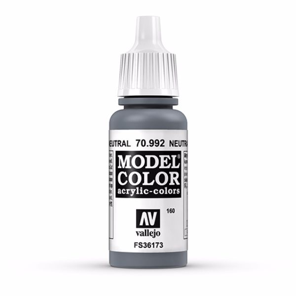 Vallejo Model Color 17ml  Neutral Grey