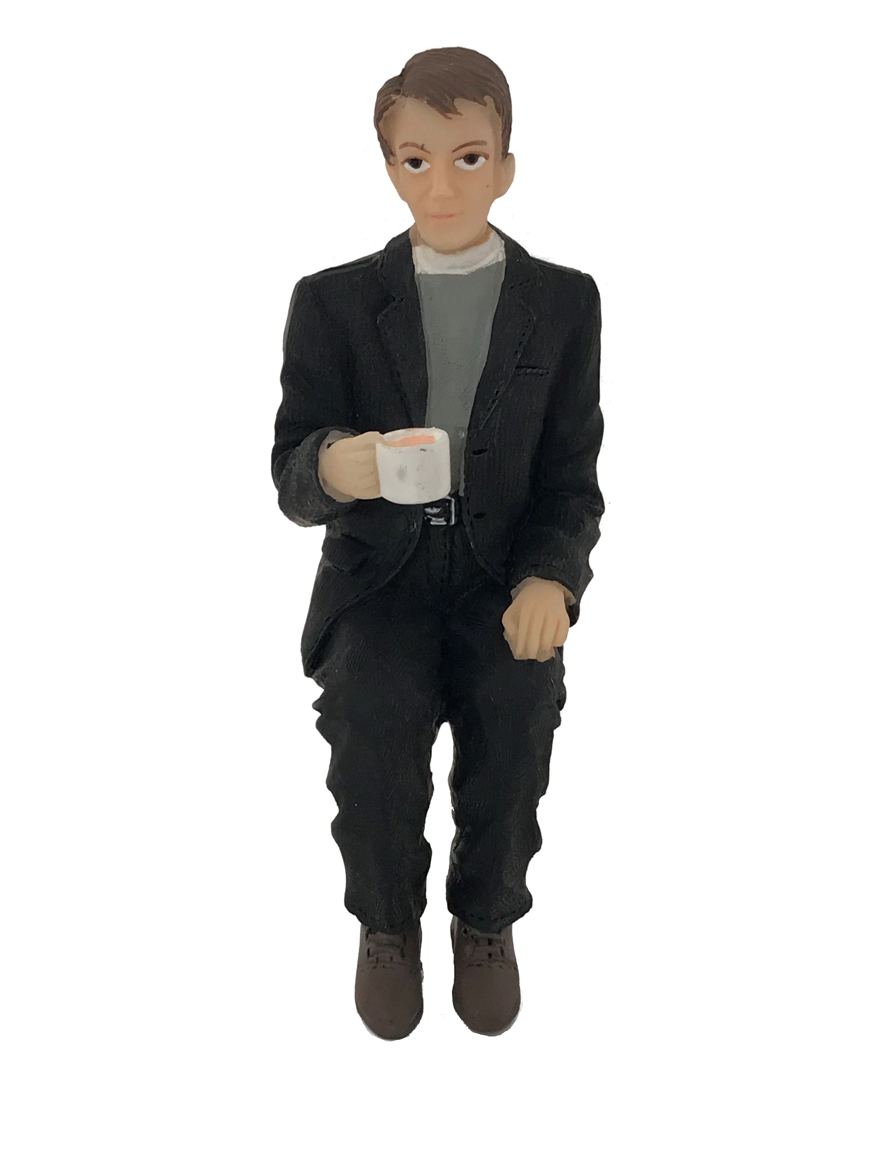 Resin Vicar Taking Tea for 12th Scale Dolls House