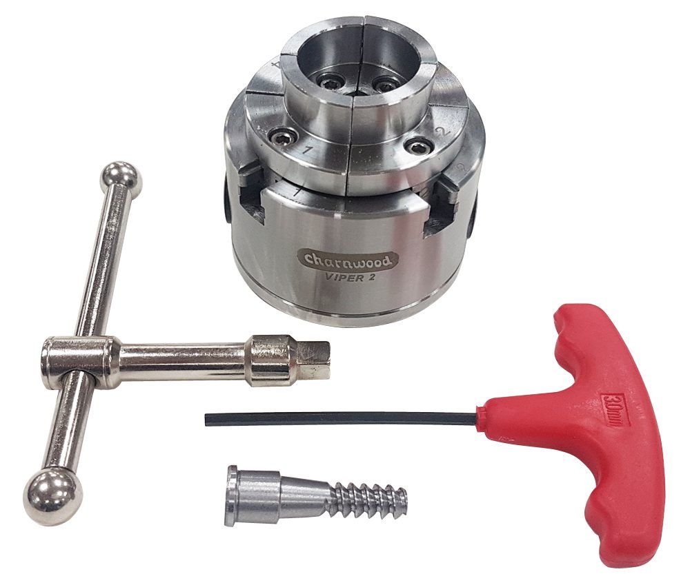 VIPER2 70mm Diameter 4 Jaw Geared Scroll Chuck