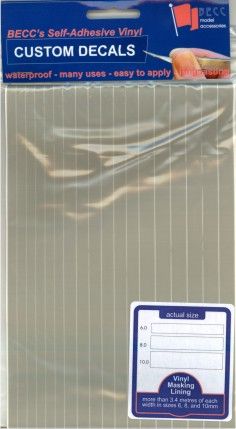 Vinyl Masking Lining Wide - Pack of 6mm, 8mm and 10mm