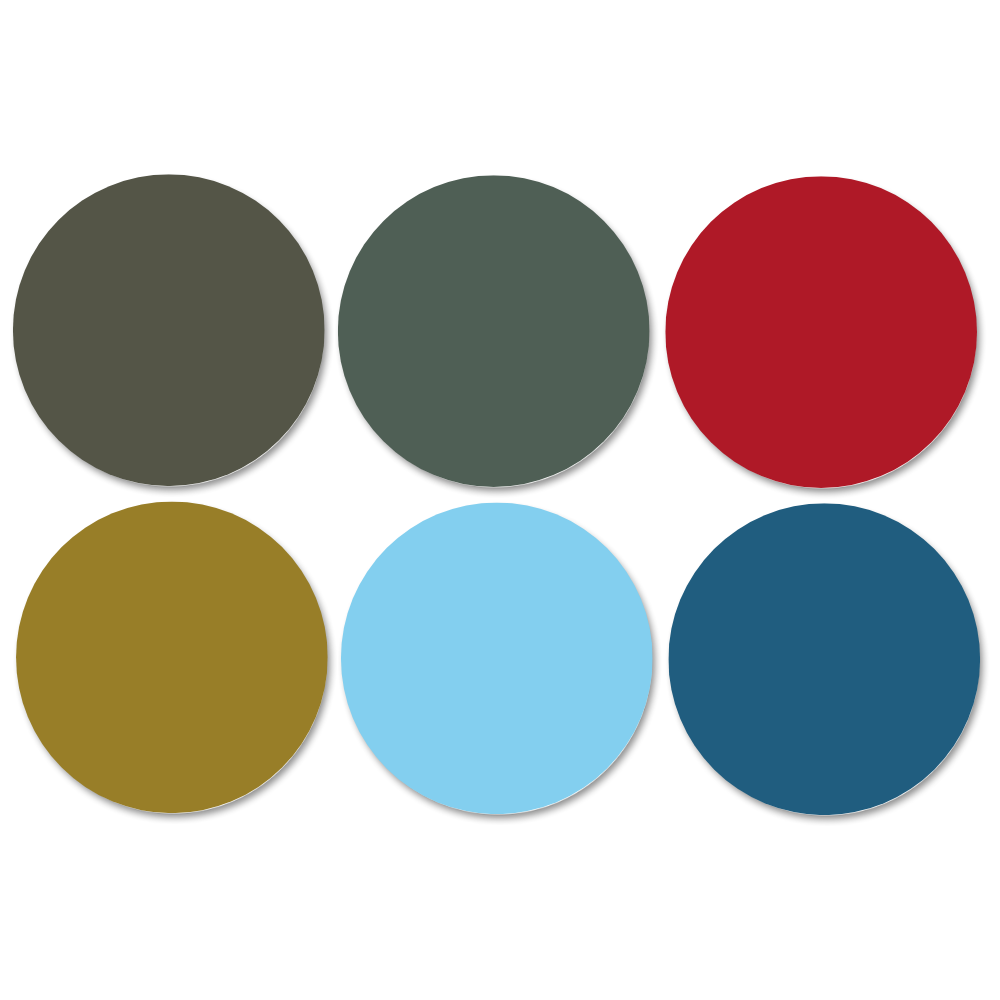 Starter Paint Pack for Tamiya 1/48 Scale USAF A-10A Thunderbolt II Model Kit (6 x 17ml Bottles)