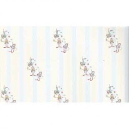 Blue Clowns Wallpaper for 12th Scale Dolls House