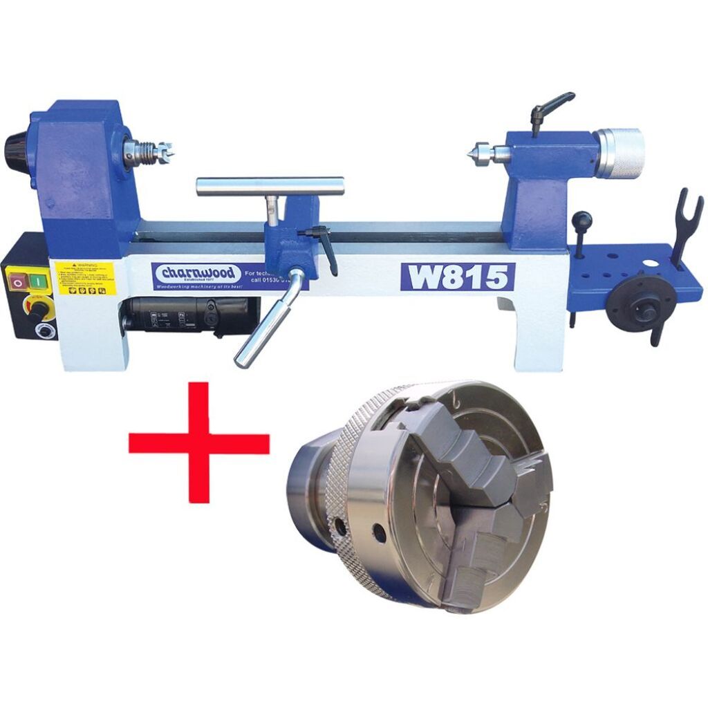 Charnwood Mini Lathe CHW815 - charnwood mini lathe & 3 jaw chuck package