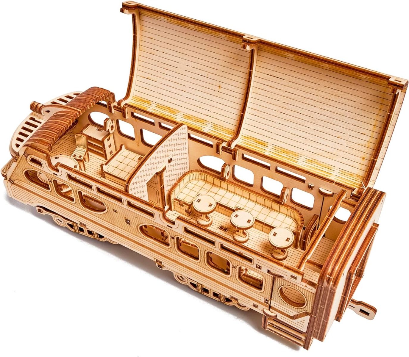 Wood Trick Atlantic Express Wooden Model Kit Hobbies