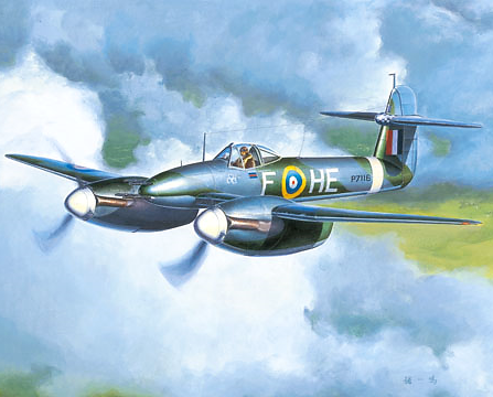 Trumpeter 1/48 Scale Westland Whirlwind British Heavy Fighter Model Kit