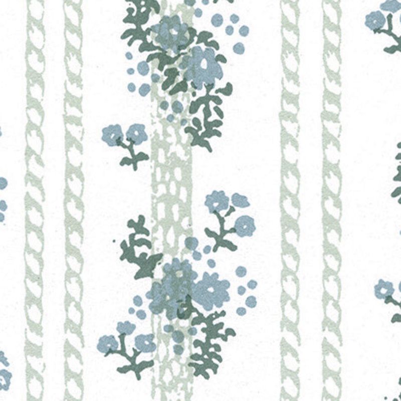 Georgina Blue Wallpaper for 12th Scale Dolls House