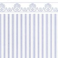 Majestic Aqua White Wallpaper for 12th Scale Dolls House
