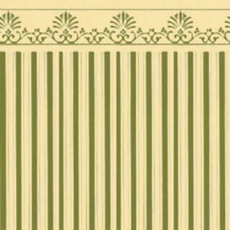 Majestic Gold and Cream Wallpaper for 12th Scale Dolls House