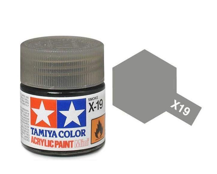Tamiya Acrylic Gloss Paint (10ml) - Smoke