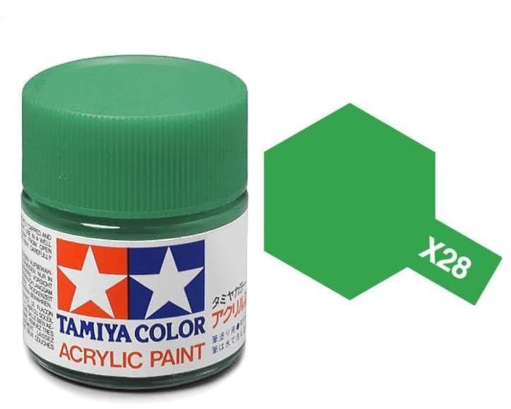 Tamiya Acrylic Gloss Paint (10ml) - Park Green