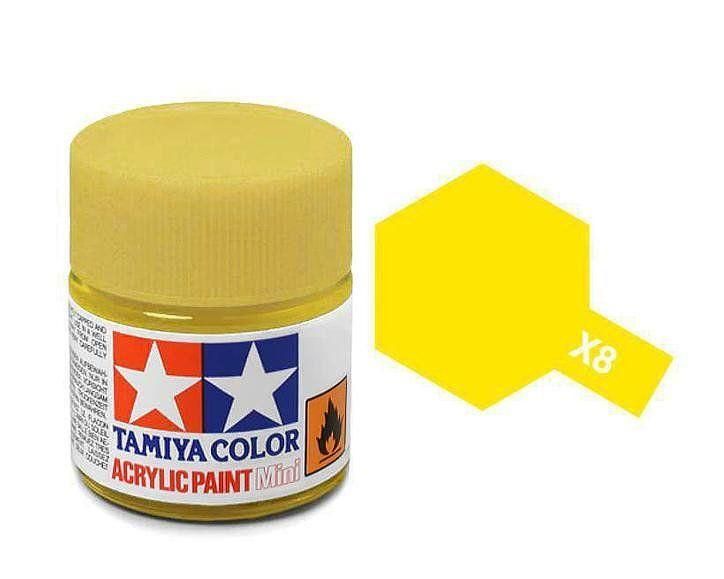 Tamiya Acrylic Gloss Paint (10ml) - Lemon Yellow