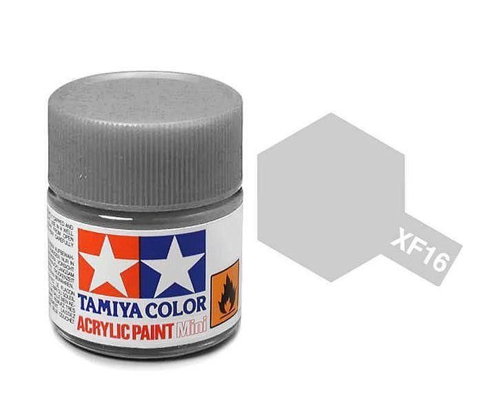 Tamiya Acrylic Flat Paint (10ml) - Flat Aluminum