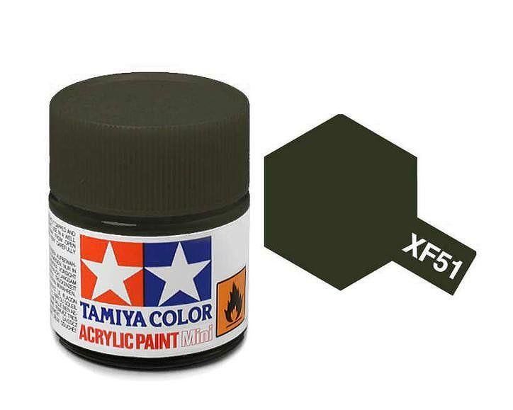 Tamiya Acrylic Flat Paints (10ml) XF51