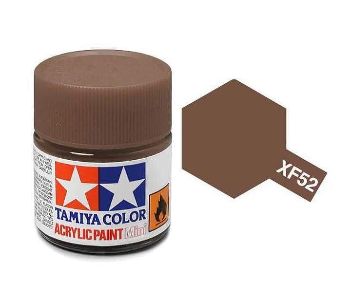 Tamiya Acrylic Flat Paint (10ml) - Flat Earth