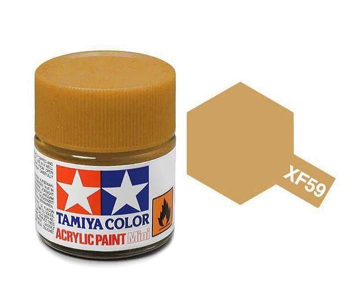 Tamiya Acrylic Flat Paint (10ml) - Desert Yellow